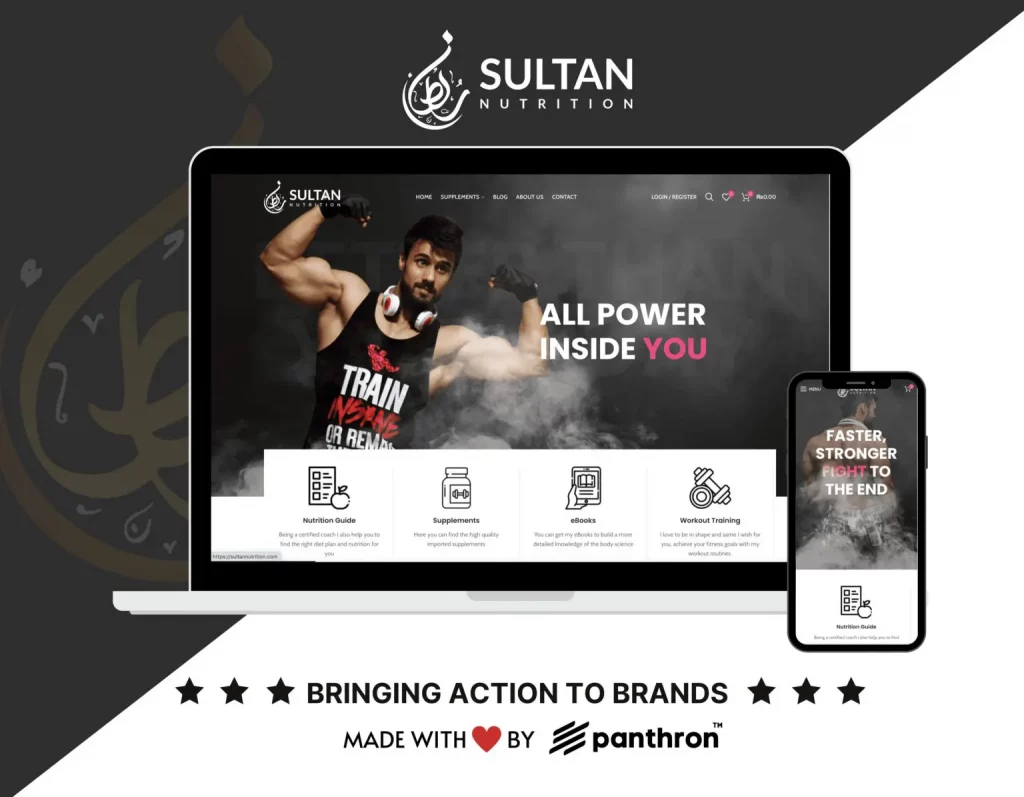 sultannutrition.com portfolio